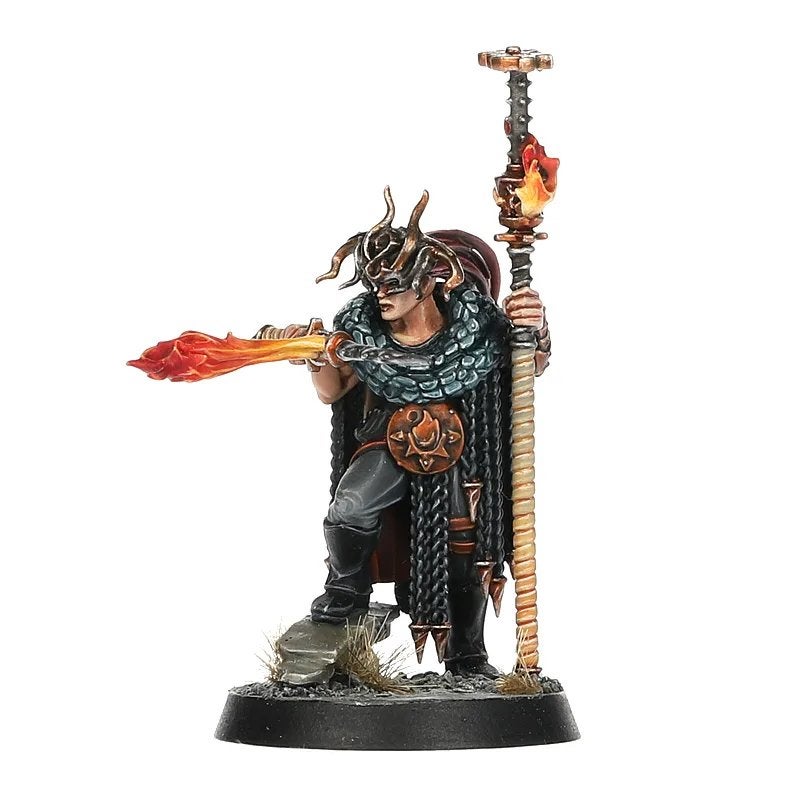 Scion of the flame prist on sprue AOS, Ophalen of Verzenden, Zo goed als nieuw, Warhammer, Figuurtje(s)