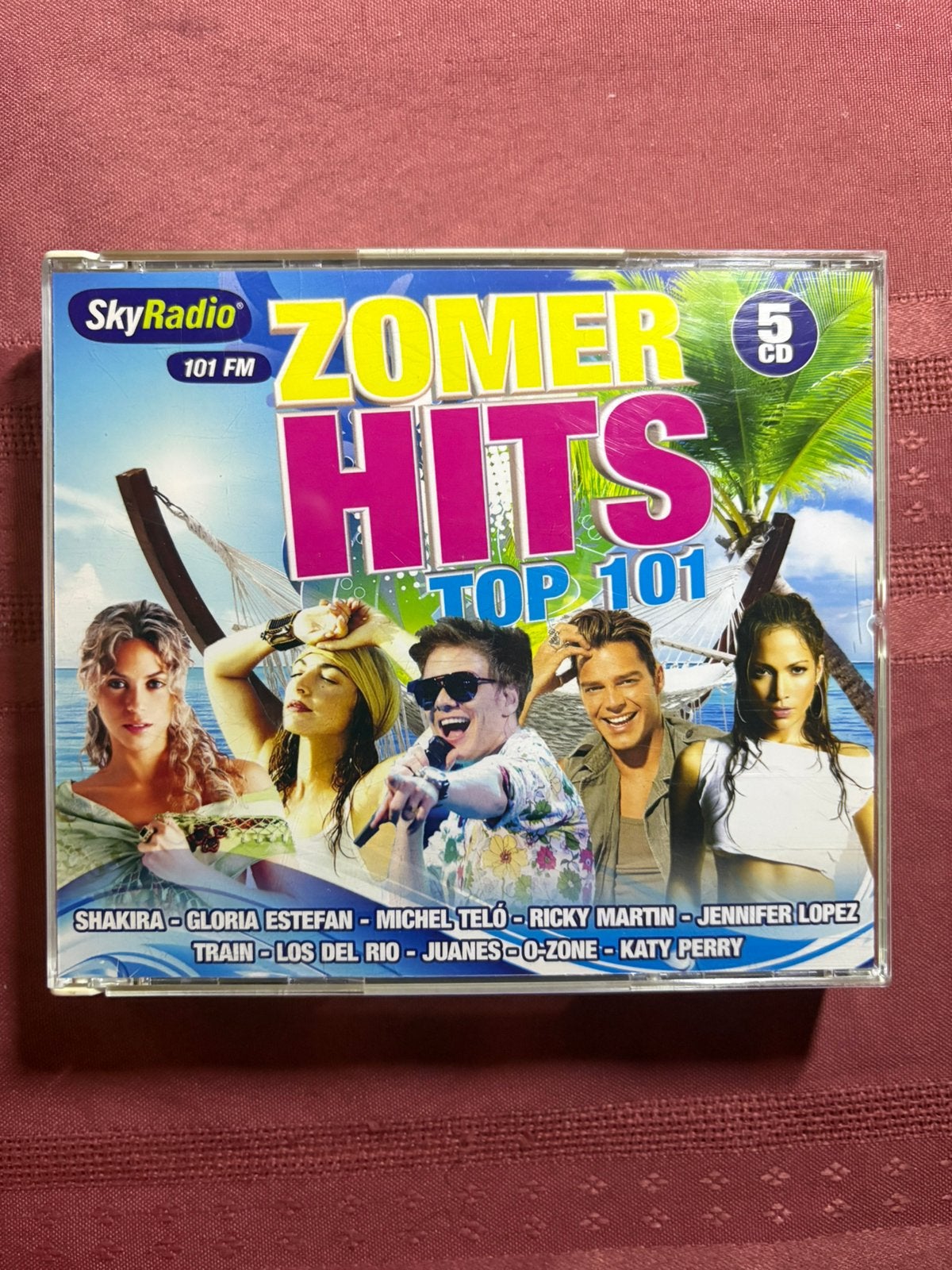 SkyRadio Zomerhits Top 101 (2012)  5cd-box, Verzenden, Gebruikt, Pop, Verzamelalbum