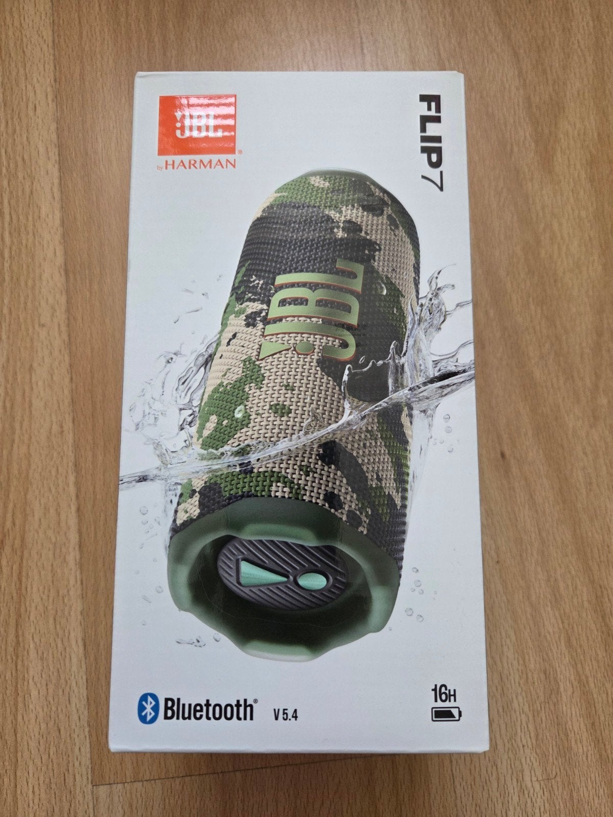 JBL Flip 7 Draagbare Bluetooth Speaker Camouflage, Audio, Tv en Foto, Luidsprekers, JBL, Ophalen of Verzenden, Zo goed als nieuw