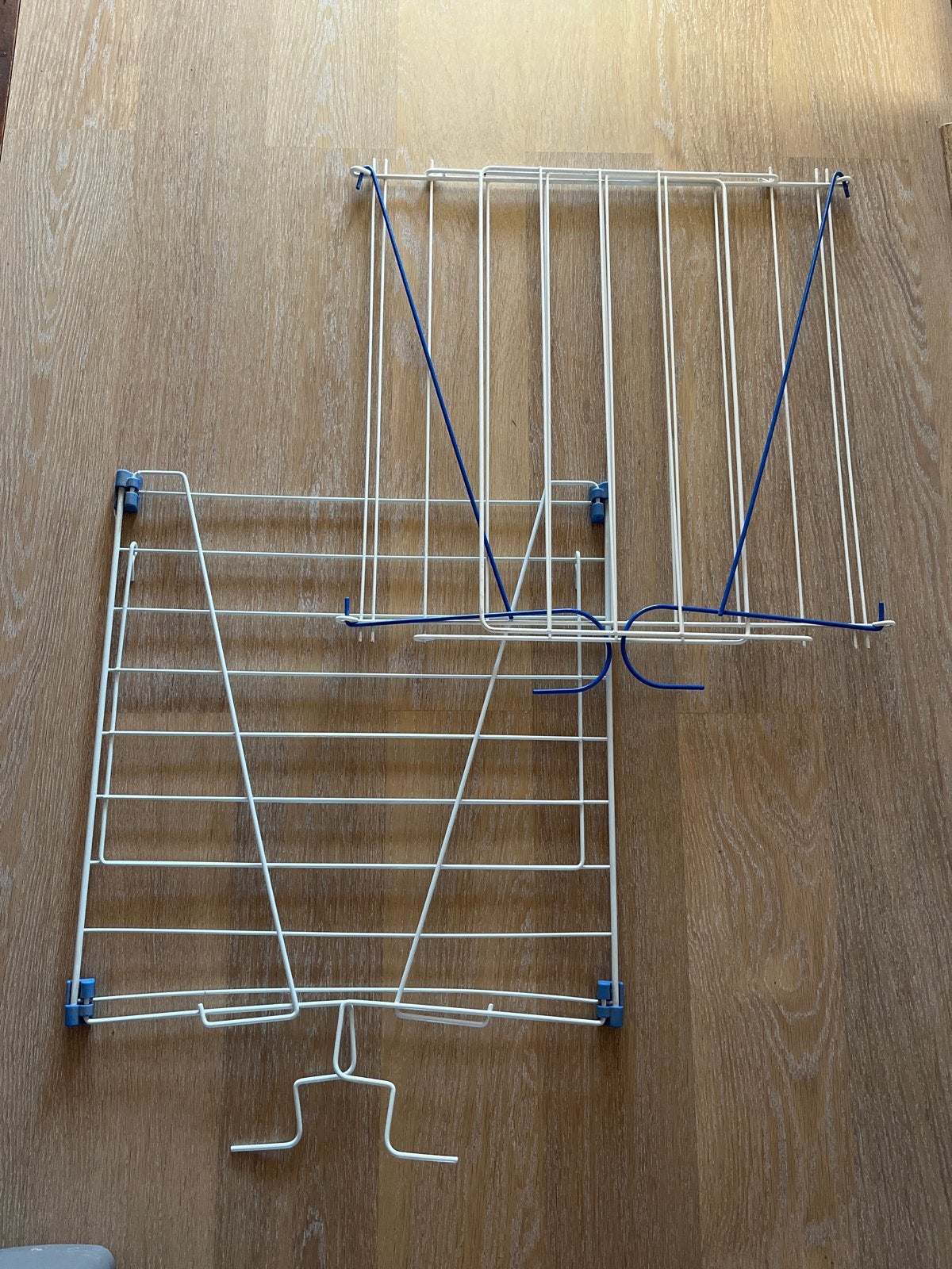 2x Balustrade / Deur Wasrekjes - Compact en Handig, Ophalen, Gebruikt, Wasrek