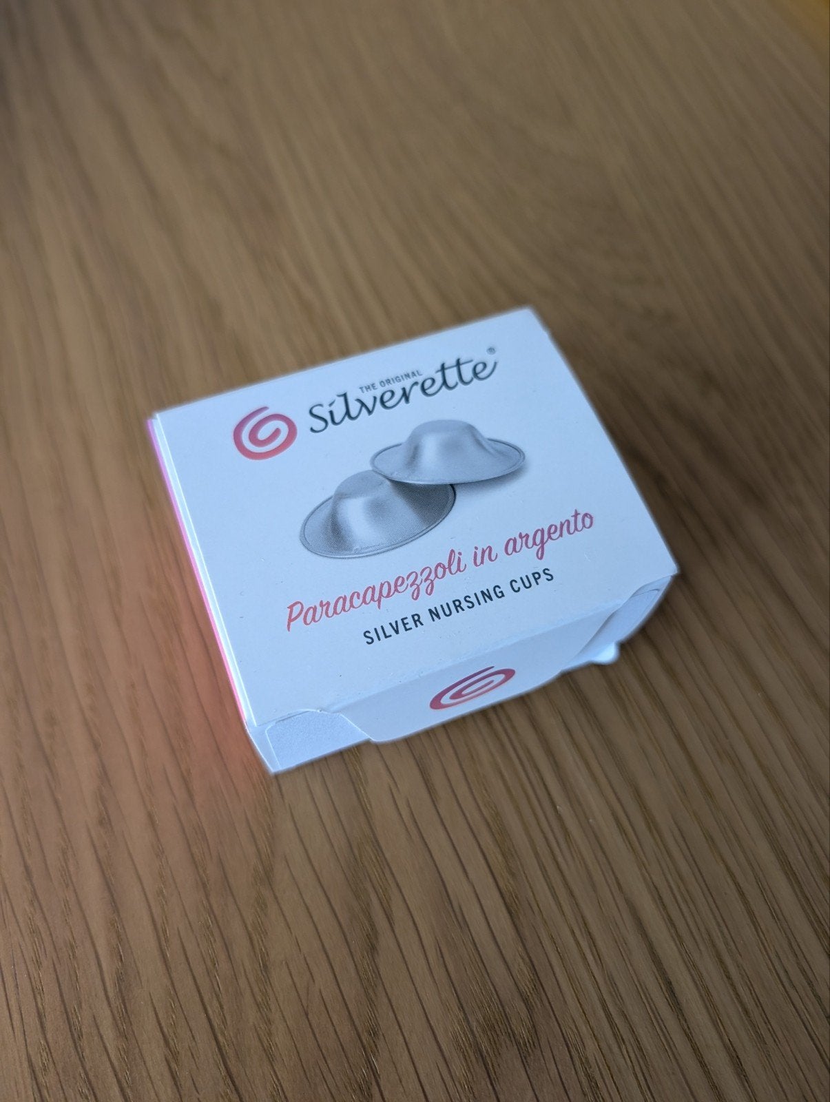 Silverette silver nursing cups / tepelhoedjes, Ophalen of Verzenden, Zo goed als nieuw