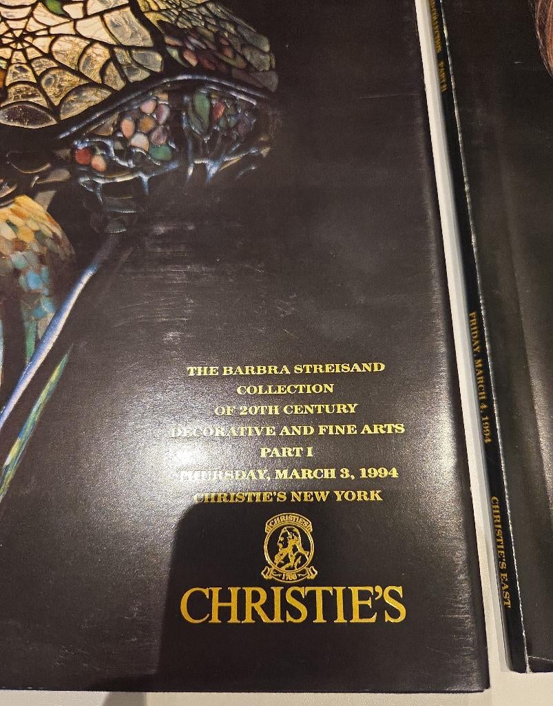 Barbra Streisand collectie Christies veilingcatalogus 1994, Ophalen of Verzenden, Gelezen, Catalogus