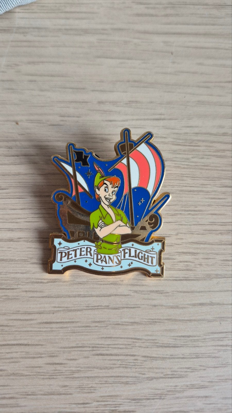 Disney Peter Pan's Flight Pin - Disneyland Parijs, Ophalen of Verzenden, Peter Pan of Pinokkio, Zo goed als nieuw, Overige typen