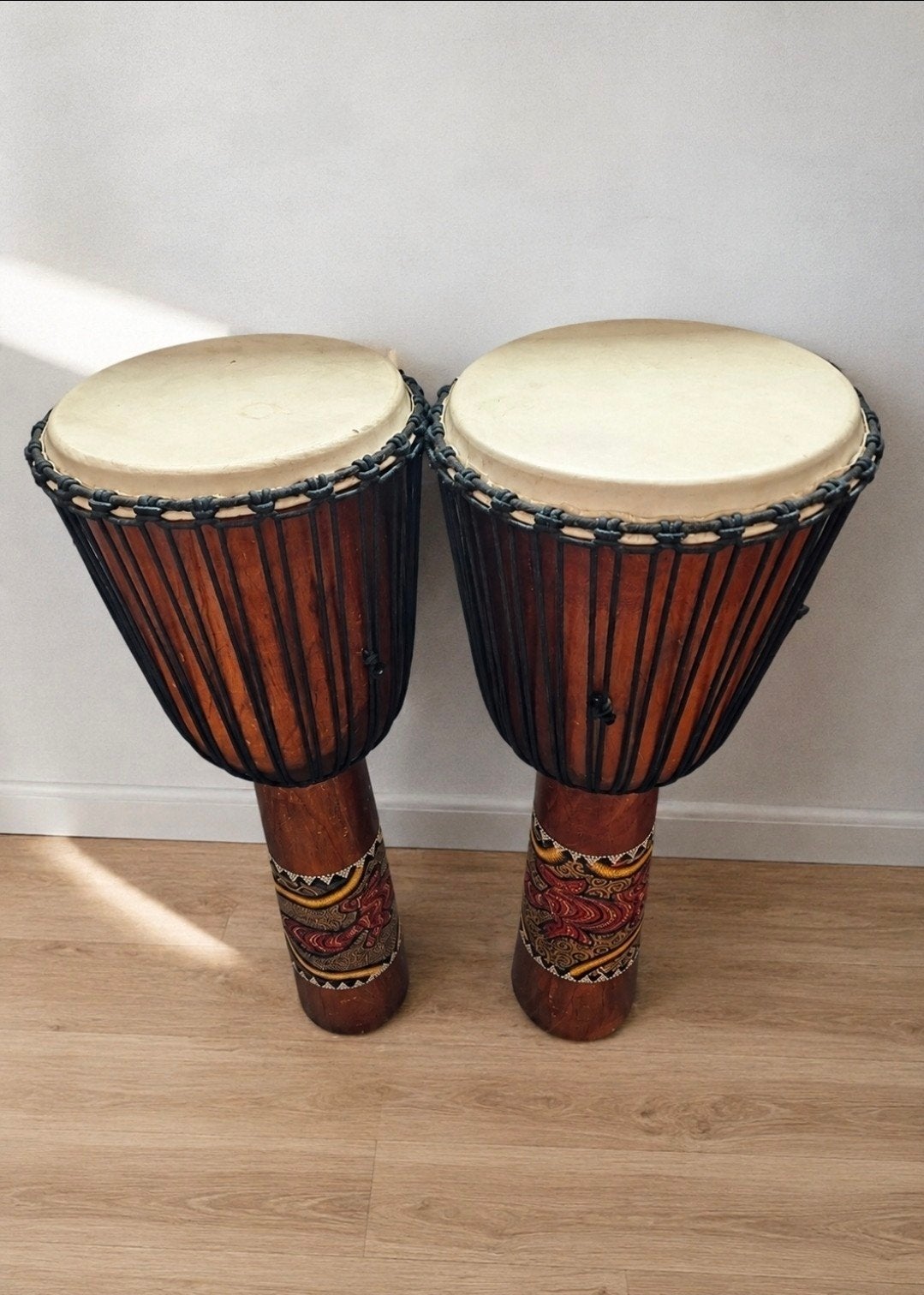 2 extra grote djembes XXL, Muziek en Instrumenten, Ophalen of Verzenden, Gebruikt, Trommel