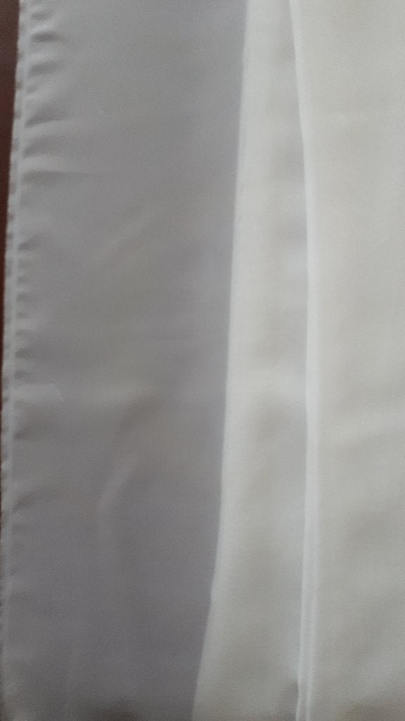 Lap overgebleven licht creme kleurige In between vitrage, Overige merken, 160 cm, Ophalen of Verzenden, Zo goed als nieuw