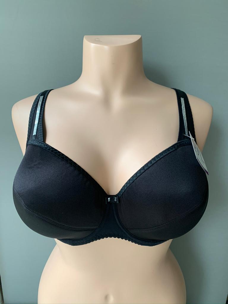 Syl padded Bh maat 85c - 85e - 75g - 80g - 85g model Juno, Verzenden, Zwart, BH