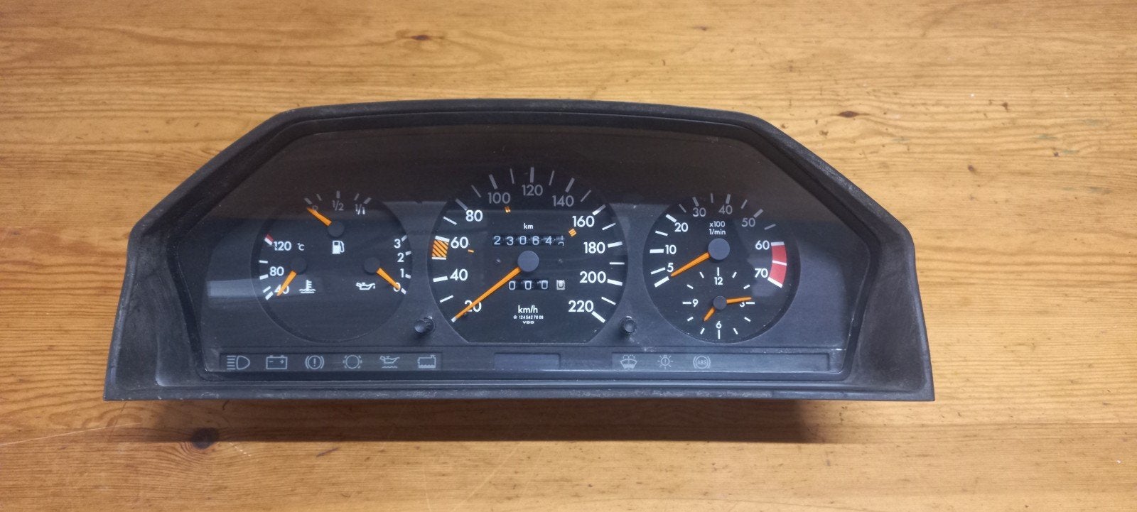 Mercedes-Benz W124 Instrumentenpaneel met Toerenteller, Auto-onderdelen, Ophalen of Verzenden, Gebruikt, Mercedes-Benz