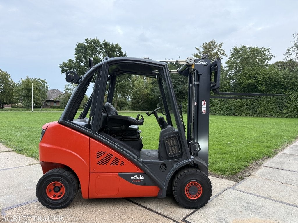 Linde H25D-02 triplex freelift Sideshift 4e ventiel 8800uur, Info@vanbeurdenheftrucks.nl, Linde, Diesel, Heftruck