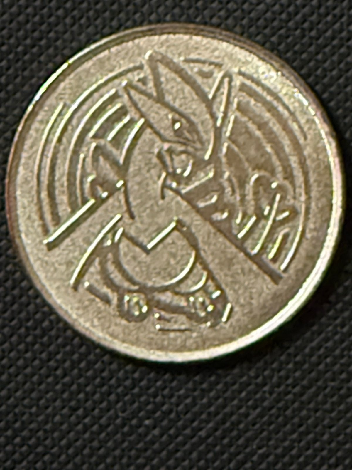 Pokemon Lugia coin metaal vintage, Ophalen of Verzenden, Zo goed als nieuw, Overige typen