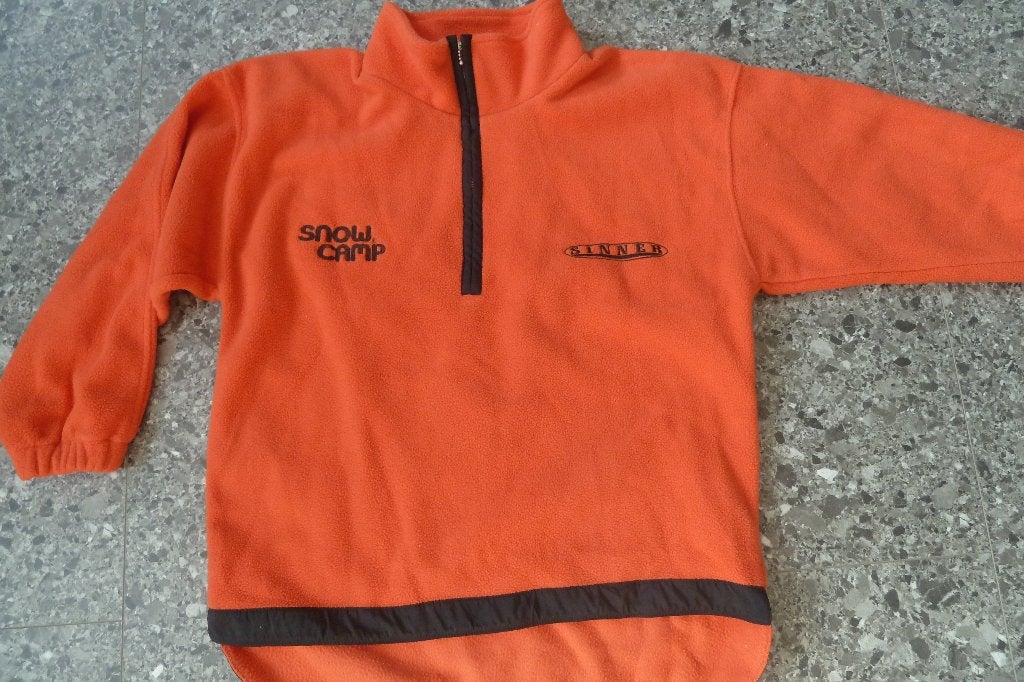 Sinner, Oranje fleece sweater SnowCamp, Ophalen, Overige maten, Snow Camp Sinner, Trui
