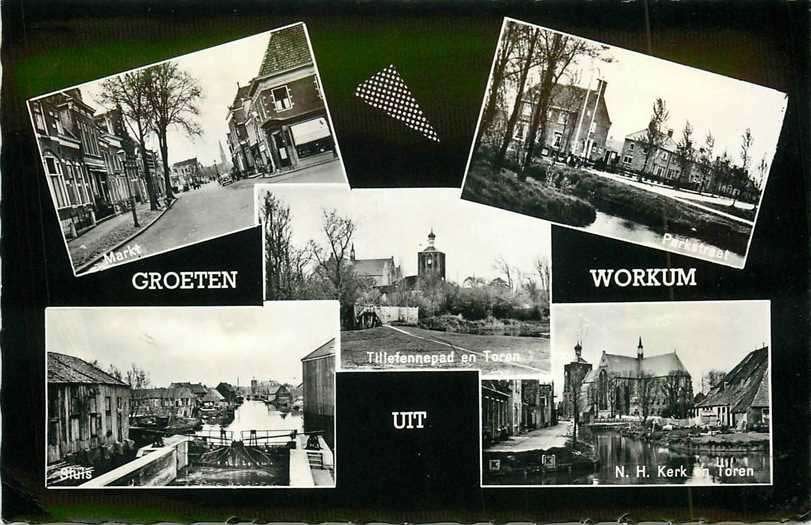 380-174-007 Workum, Verzenden, Voor 1920, Friesland