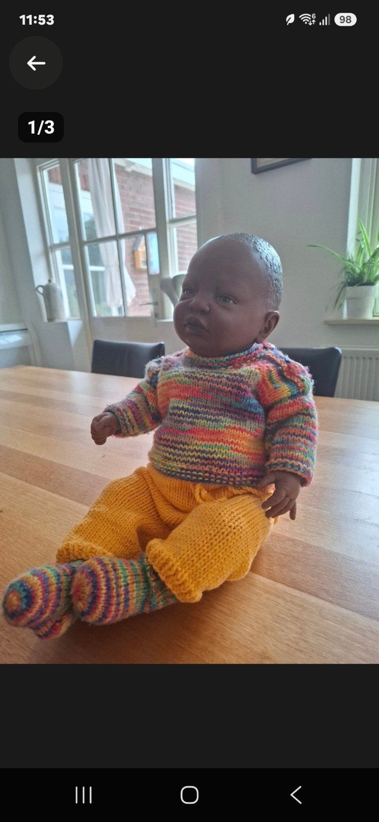 Realistische babypop - verzorgingsmodel, Ophalen, Babypop