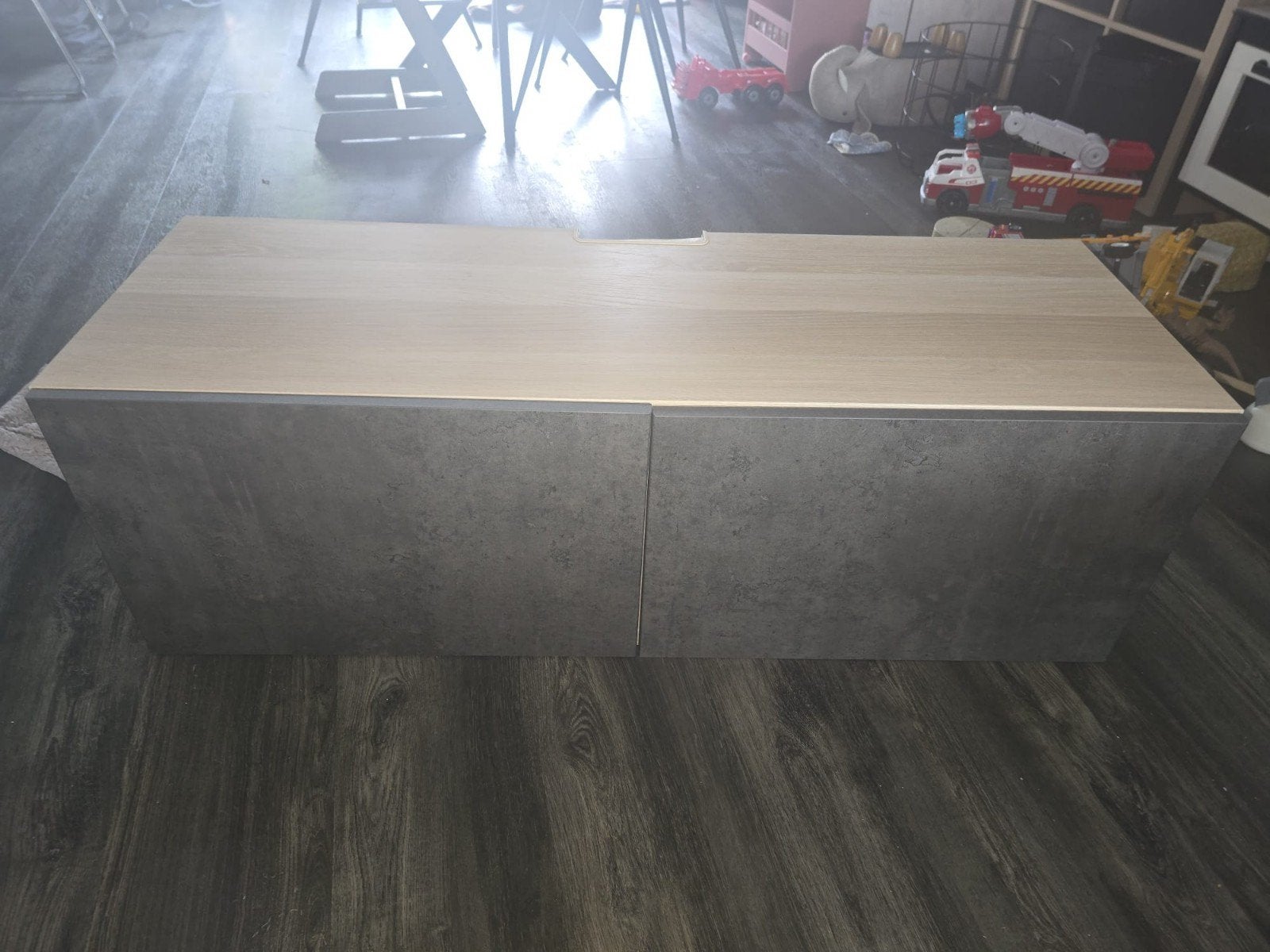 TV-meubel ikea Besta/ Wandkast 120x41.5x39 cm, Ophalen, Gebruikt, 100 tot 150 cm, Minder dan 100 cm