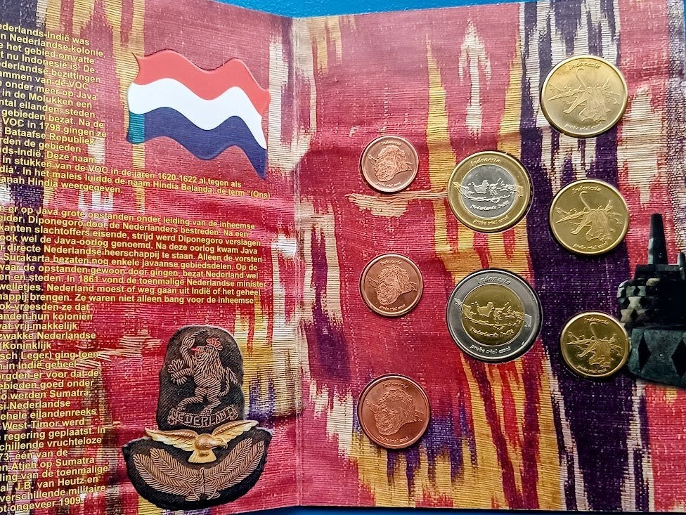 Nederlands Indië €uro proefset, Probe Trial - 2005, Ophalen of Verzenden, Overige materialen, Nederland