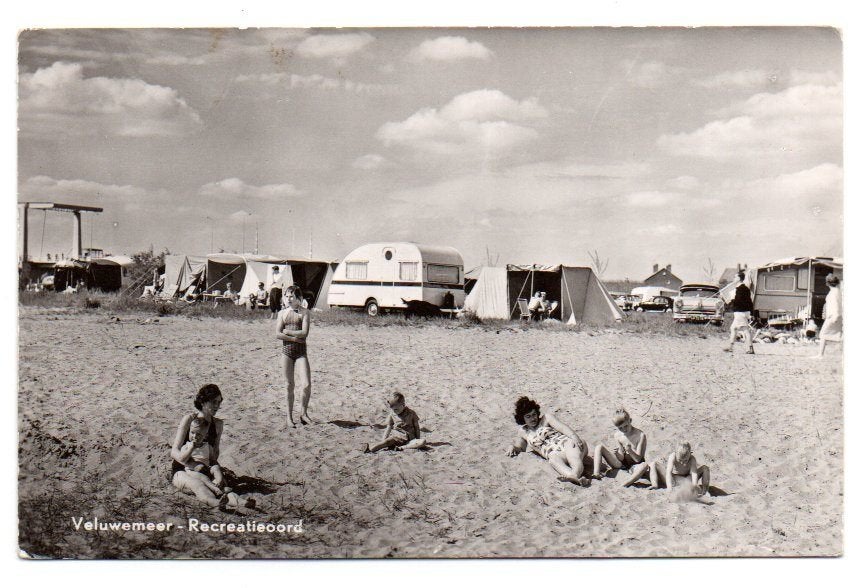 Elburg aan Zee Veluwemeer Recreatieoord (oude caravan), Ophalen of Verzenden, 1960 tot 1980, Ongelopen, Gelderland