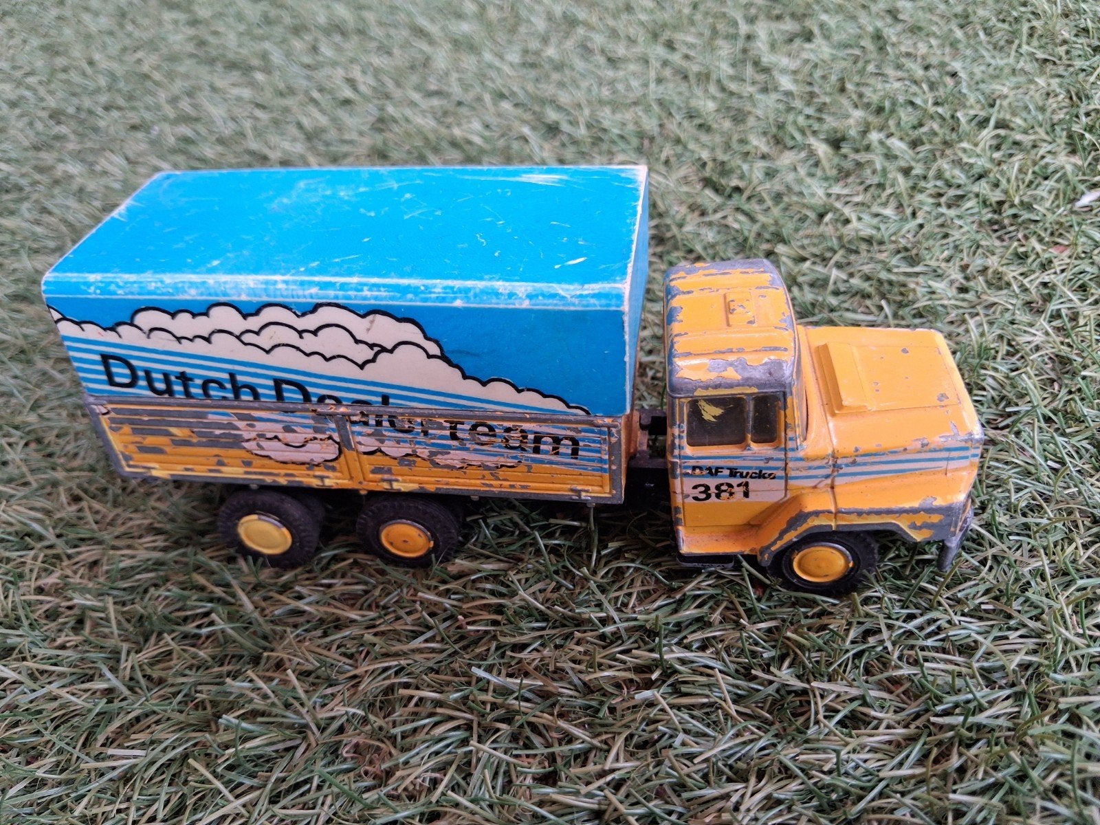 Vintage DAF Trucks Speelgoedvrachtwagen (Gebruikt), Kinderen en Baby's, Ophalen of Verzenden, Gebruikt