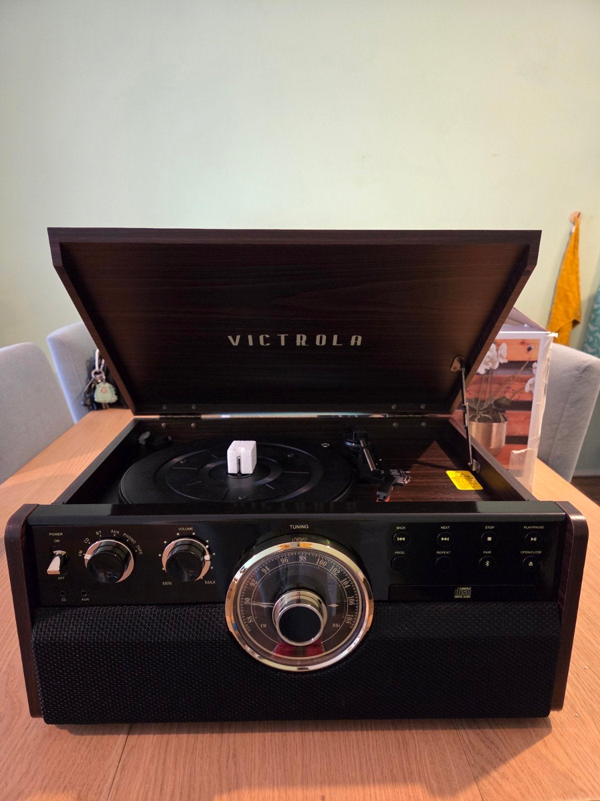 Victrola The Empire Platenspeler - Zo goed als nieuw, Audio, Tv en Foto, Platenspelers, Ophalen of Verzenden, Zo goed als nieuw