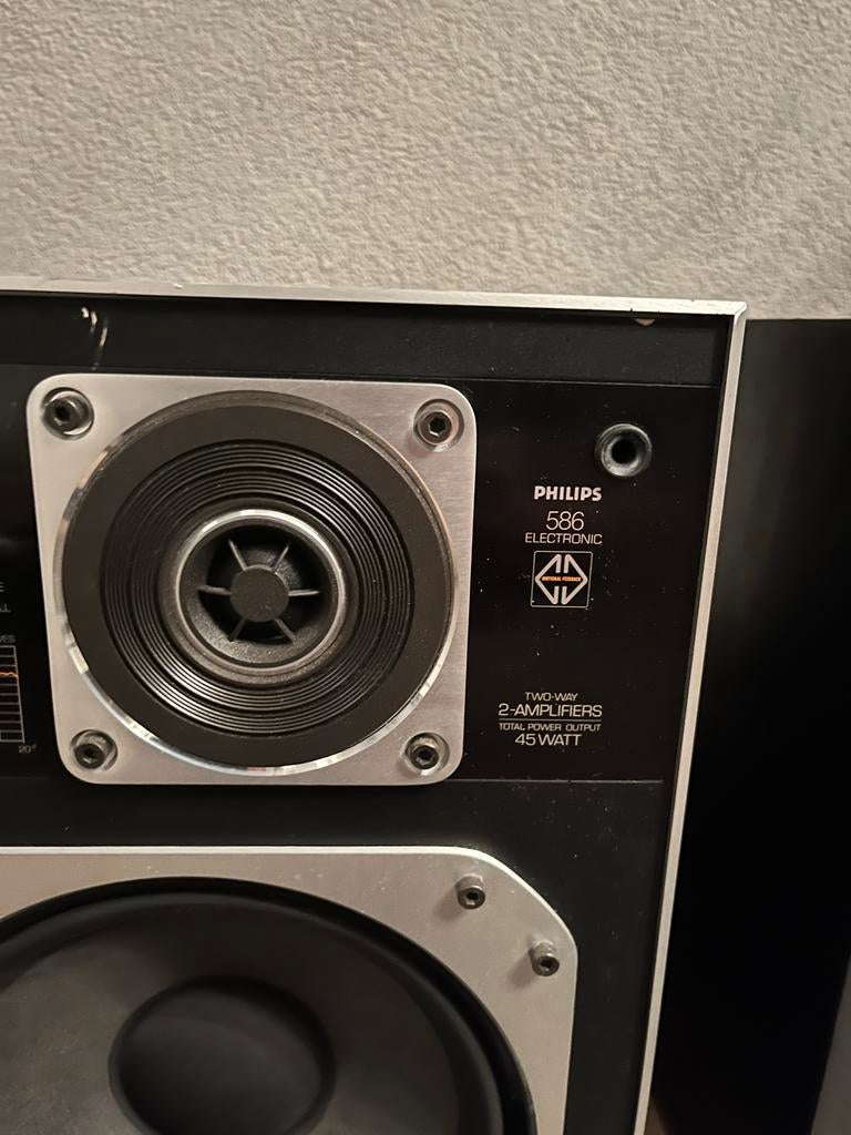 Philips MFB luidsprekers 586 - Gereviseerd, Audio, Tv en Foto, Luidsprekers, Philips, Gebruikt, Overige typen, Ophalen of Verzenden