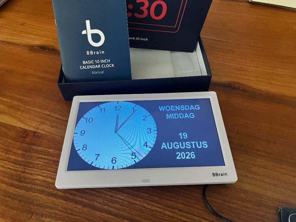 Foto 6 van Klok Bb Brain 10 inch speciaal voor senioren met dementie