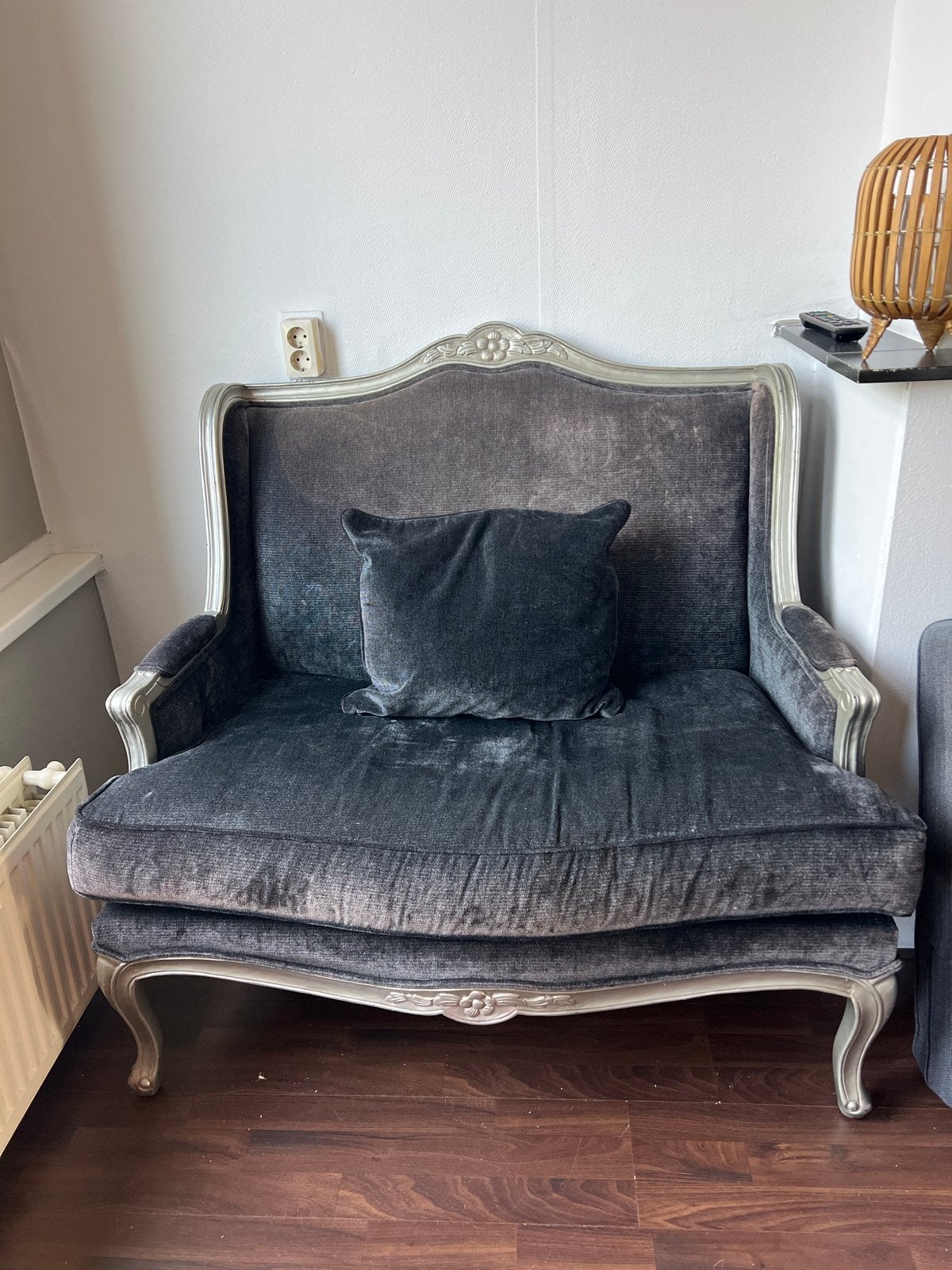 Barokstyle loveseat, 2 zits bank, Ophalen