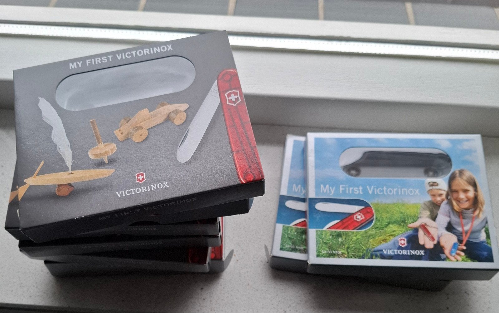 Victorinox doosjes my first victorinox mes zakmes, leeg, Ophalen of Verzenden, Zo goed als nieuw