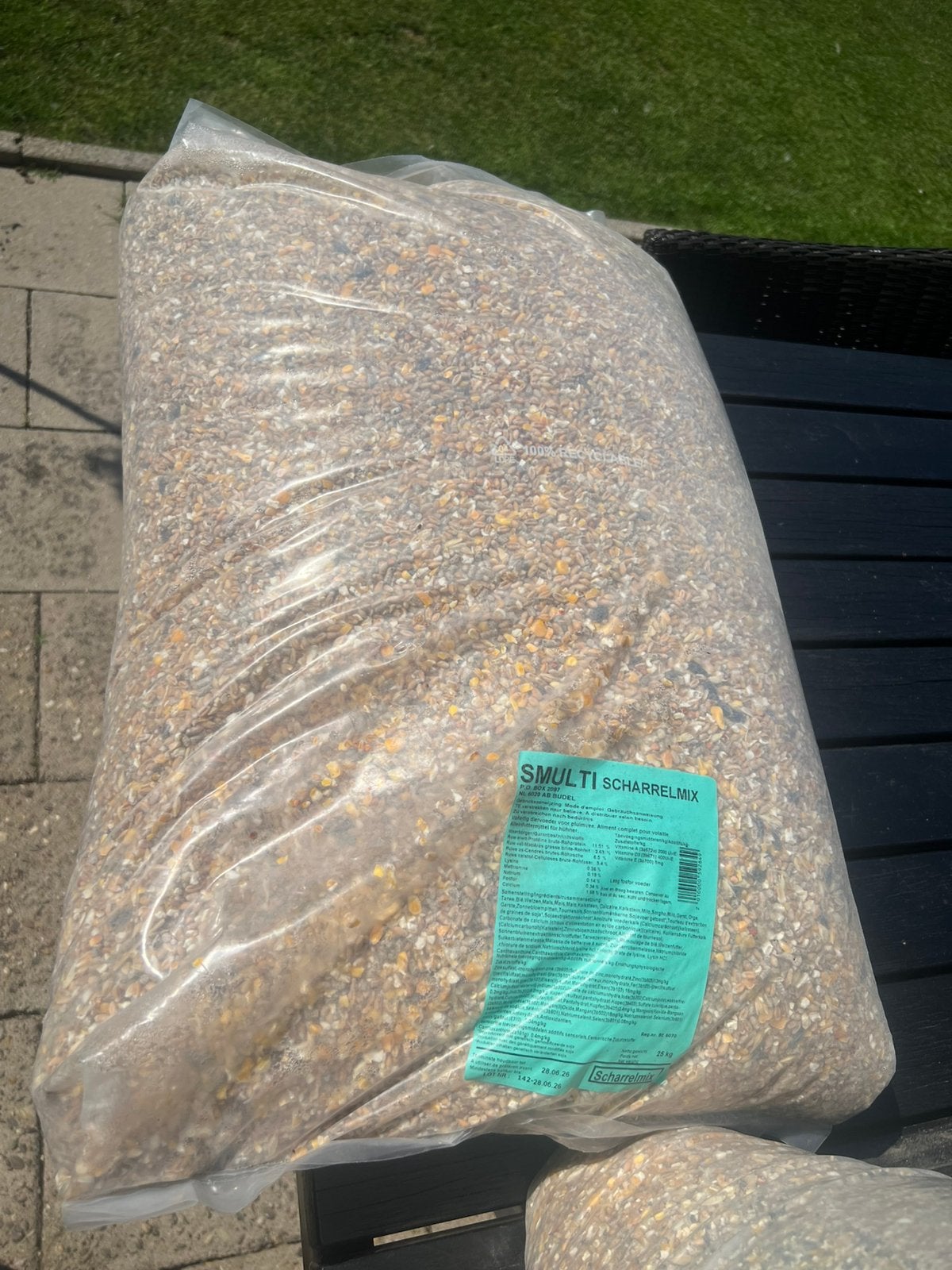 38 kg kippenvoer - scharrelmix 1,5 zak, Ophalen, Zo goed als nieuw, Drinken en Voederen