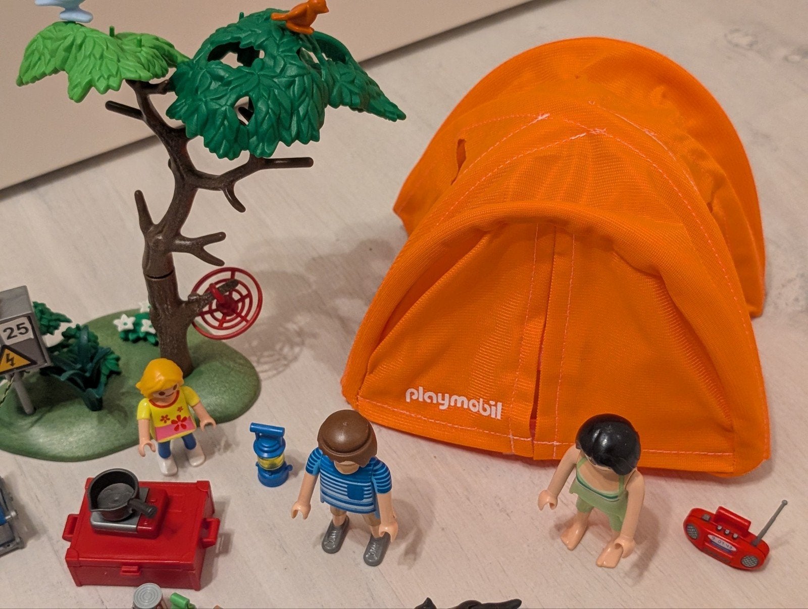 Playmobil tent, camping, vakantie, camperen, Complete set, Overige typen, Ophalen of Verzenden, Zo goed als nieuw