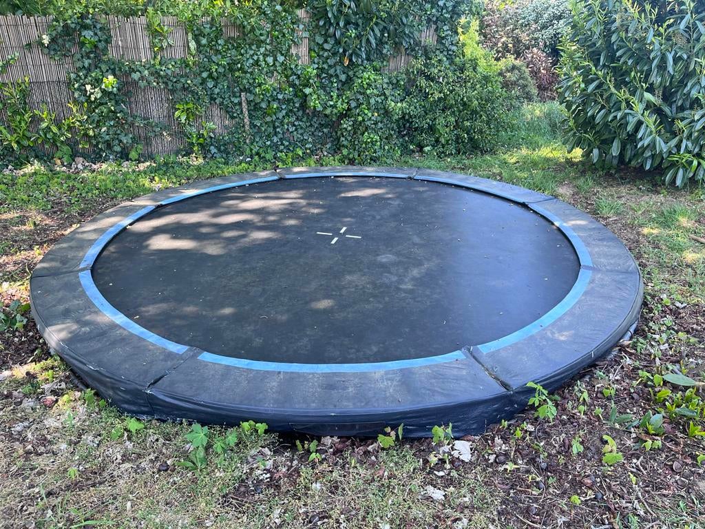 Trampoline 360 cm - Inbouwmodel, Ophalen, Gebruikt