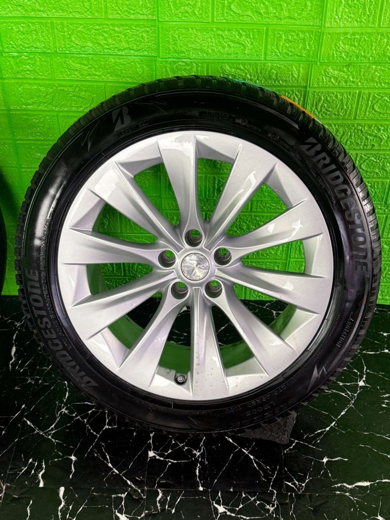 Originele Tesla Model X velgen 20" 5x120 Slipstream winter, Auto-onderdelen, Banden en Velgen, Niet ingevuld, Gebruikt, 275 mm