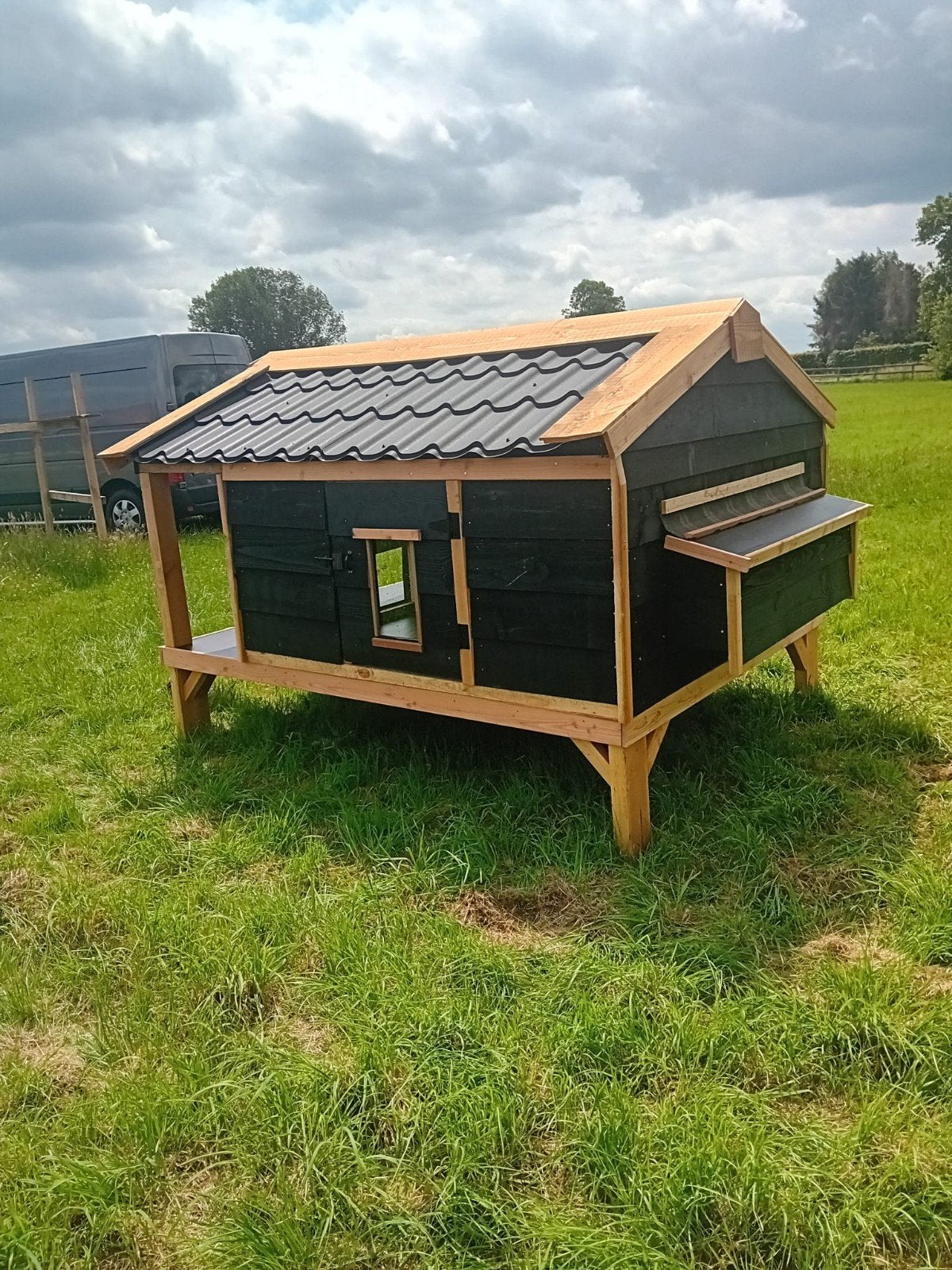 Geitenhok Douglas, Veranda villa. Op maat, Dieren en Toebehoren, Meerdere dieren, Geit