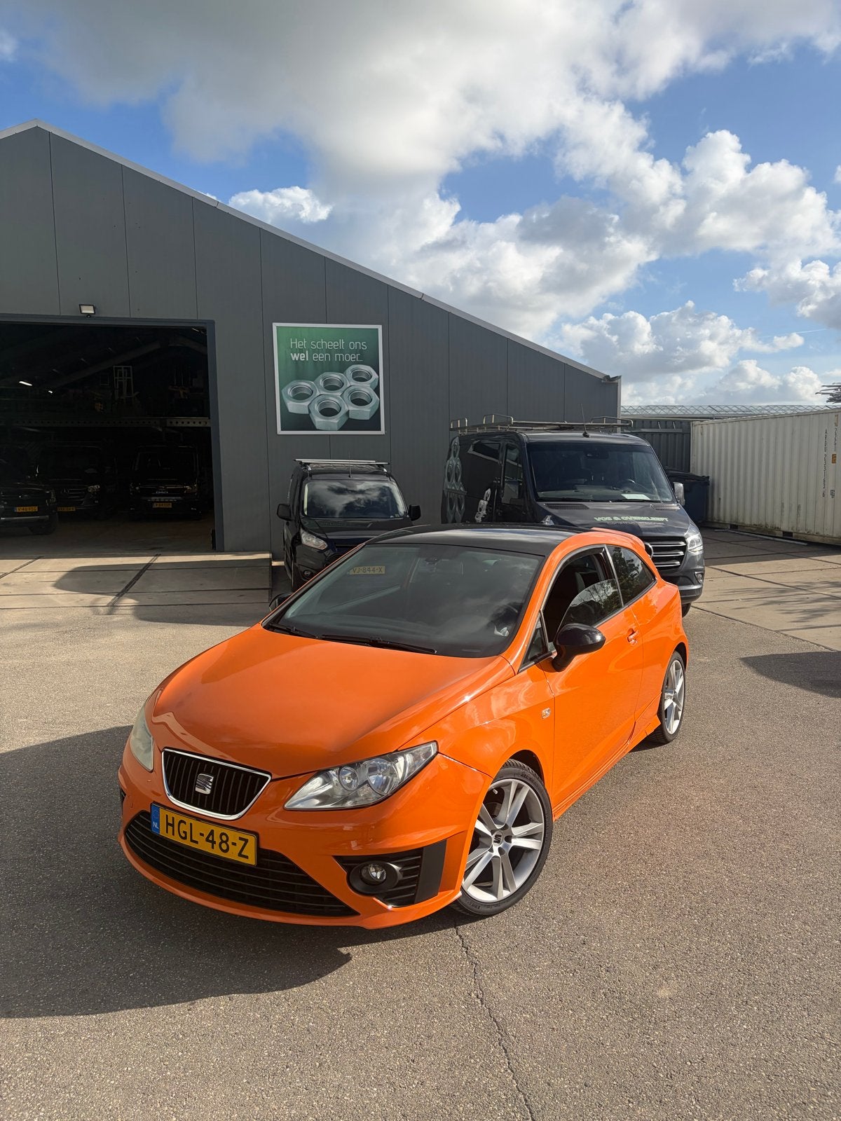 Seat Ibiza 1.6 77KW 3DRS 2010, Voorwielaandrijving, Stof, Zwart, 990 kg