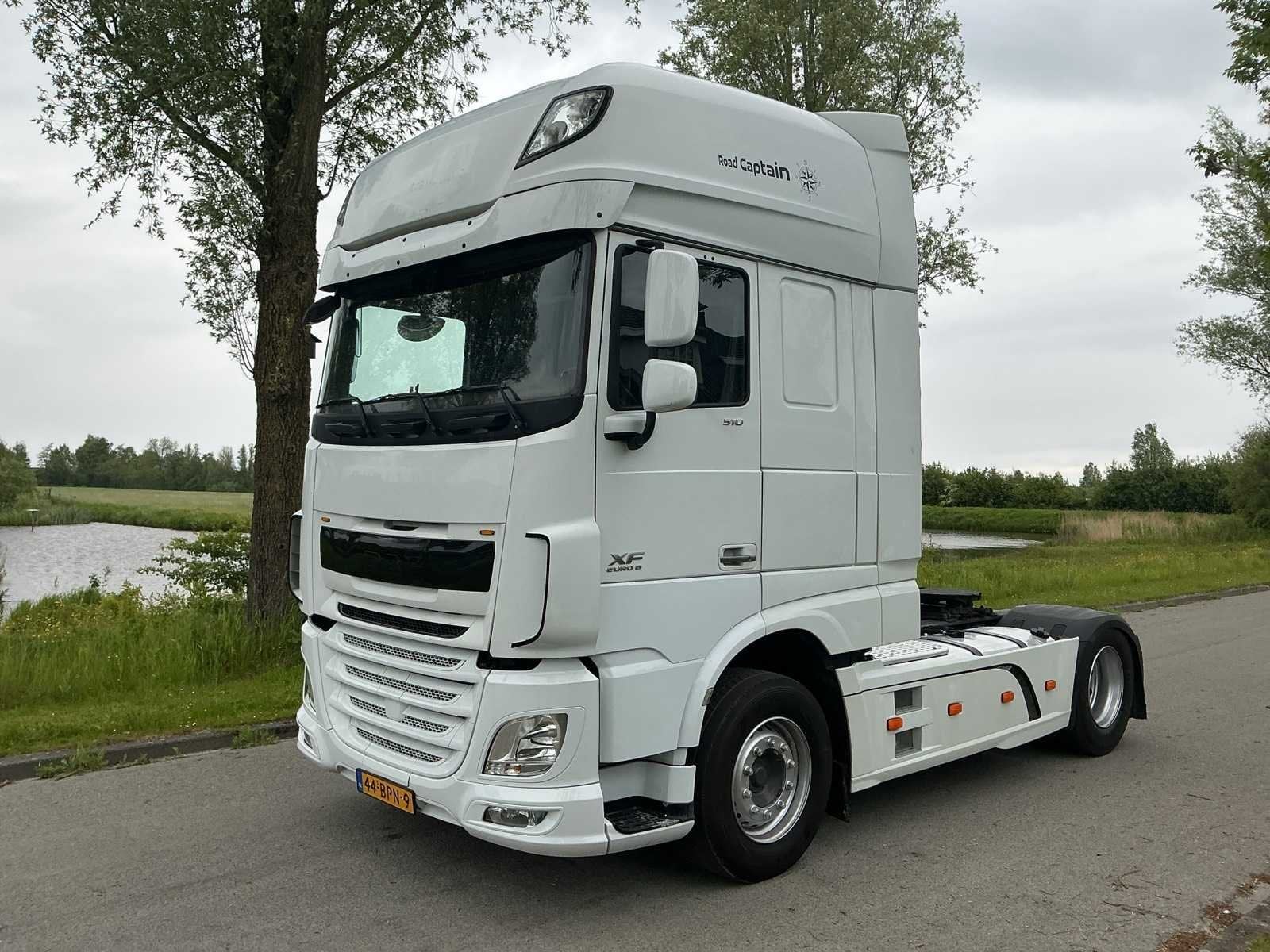 2015 - DAF - XF 510 FT - Vrachtwagen, Auto's, Euro 6, Overige brandstoffen, Bedrijf, 2 stoelen