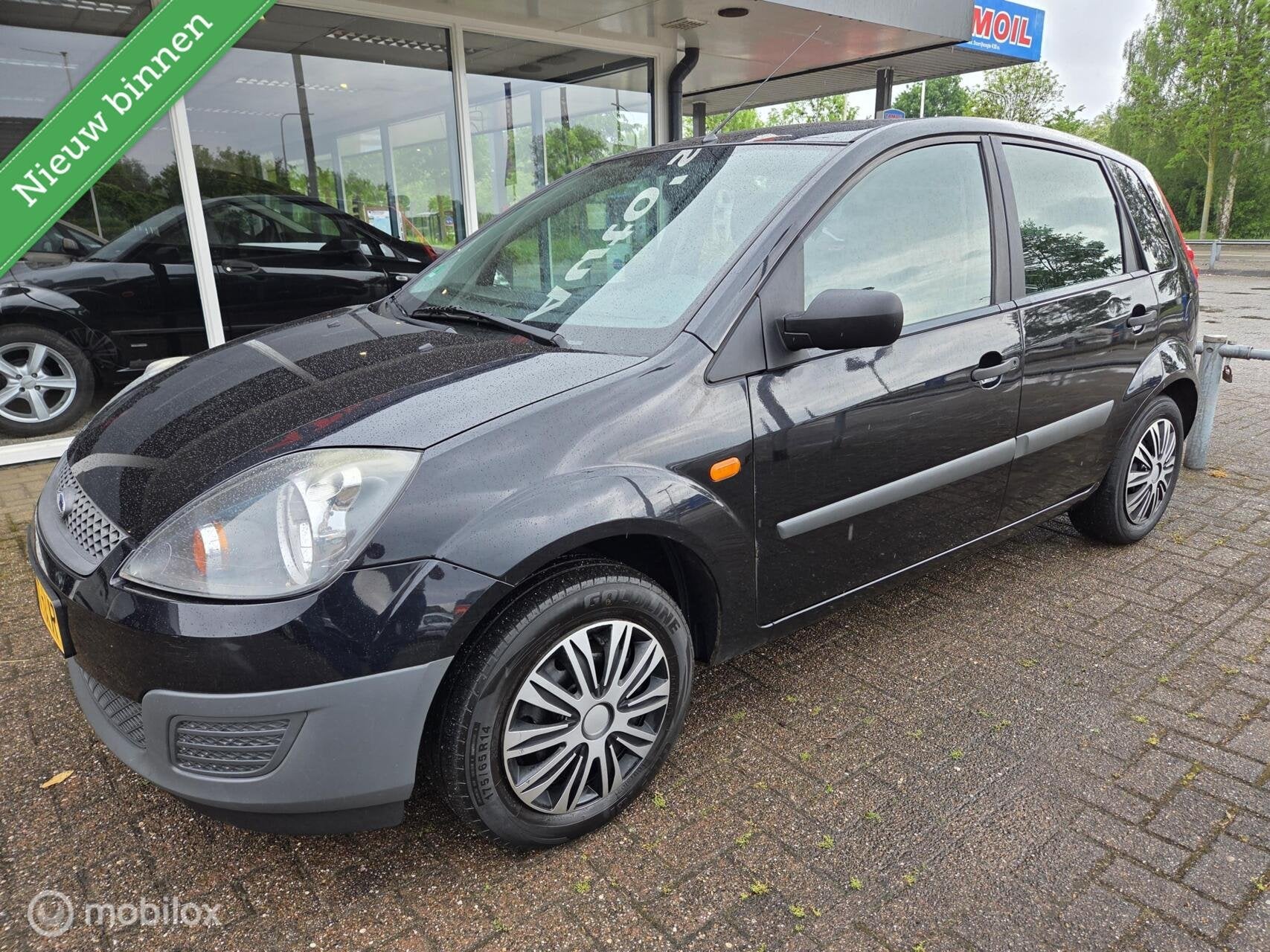 Ford Fiesta 1.3-8V Style 5Drs Airco Apk 04-2027 km NAP, Auto's, Ford, 1299 cc, 4 cilinders, Zwart, Origineel Nederlands