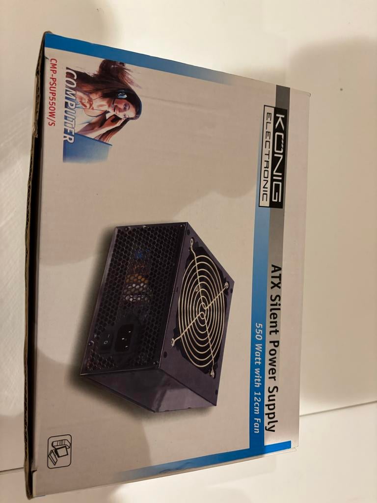 König Electronic ATX Silent Power Supply 550W, Ophalen of Verzenden, Nieuw
