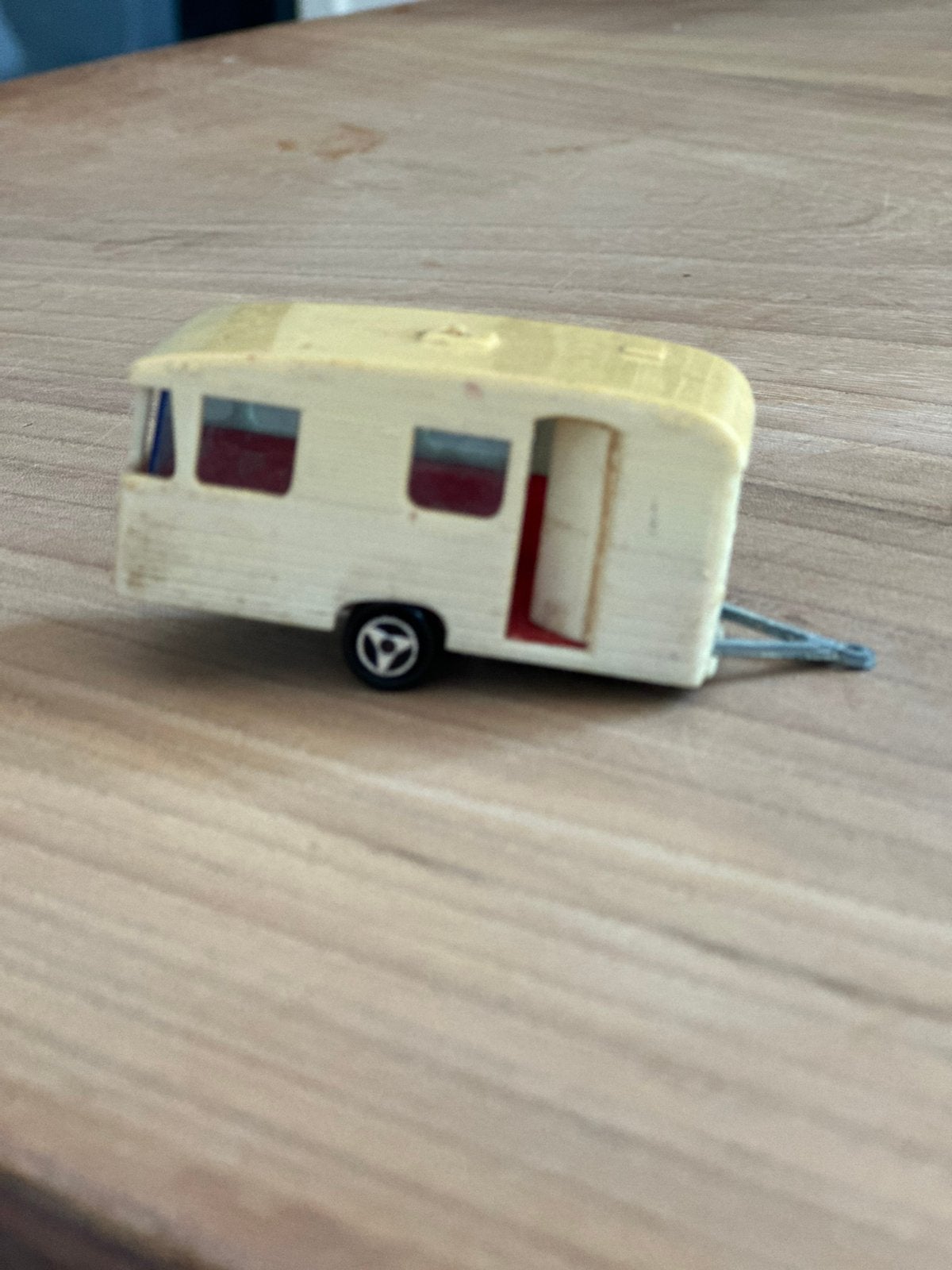 vintage Majorette miniatuurcaravan Digue model uit Frankrijk, Ophalen of Verzenden, Gebruikt, Overige typen, Overige merken