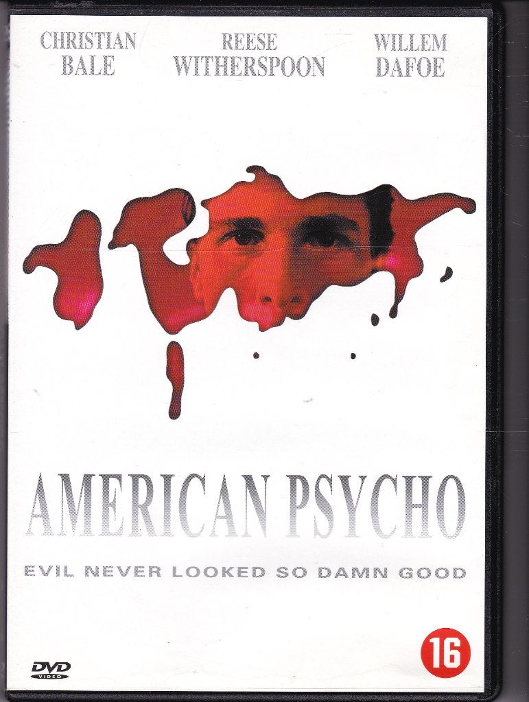 American psycho (2000) ֎ Christian Bale, Willem Dafoe, Cd's en Dvd's, Vanaf 16 jaar, Ophalen of Verzenden, Gebruikt, Slasher