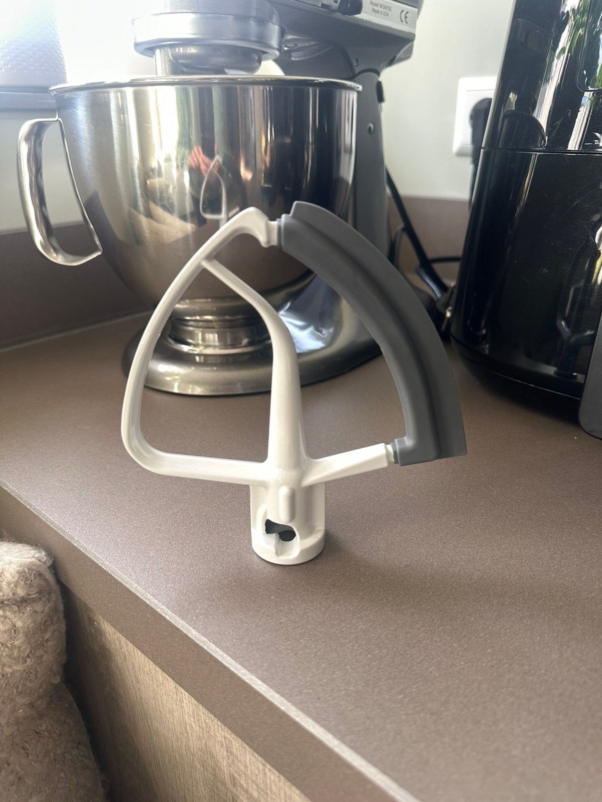 platte menghaak met flex.rand voor Kitchenaid keukenmachines, Huis en Inrichting, Keuken | Potten en Pannen, Ophalen of Verzenden