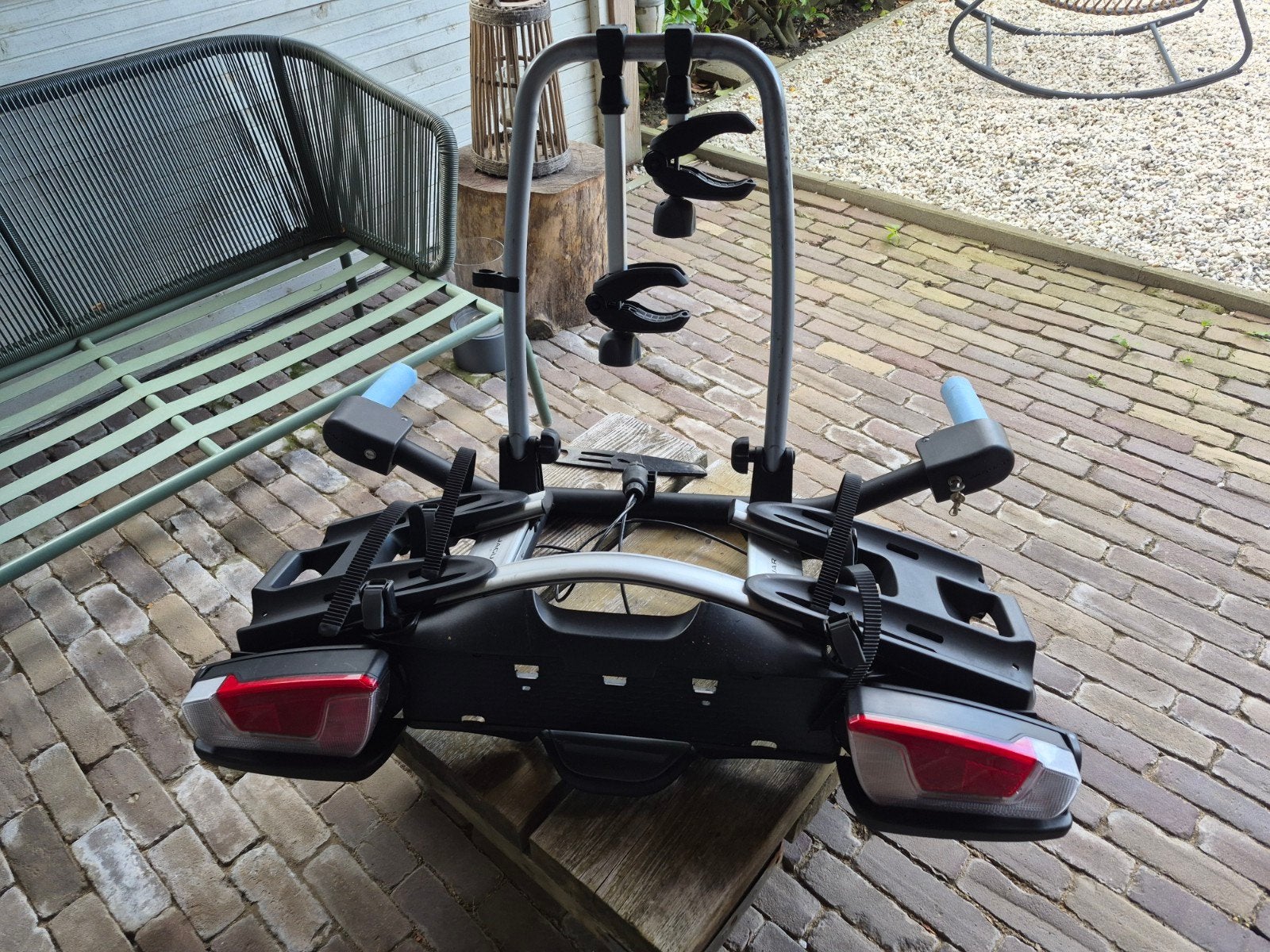 Thule fietsendrager voor Jaguar I-pace (zonder trekhaak), Ophalen, 2 fietsen, Gebruikt