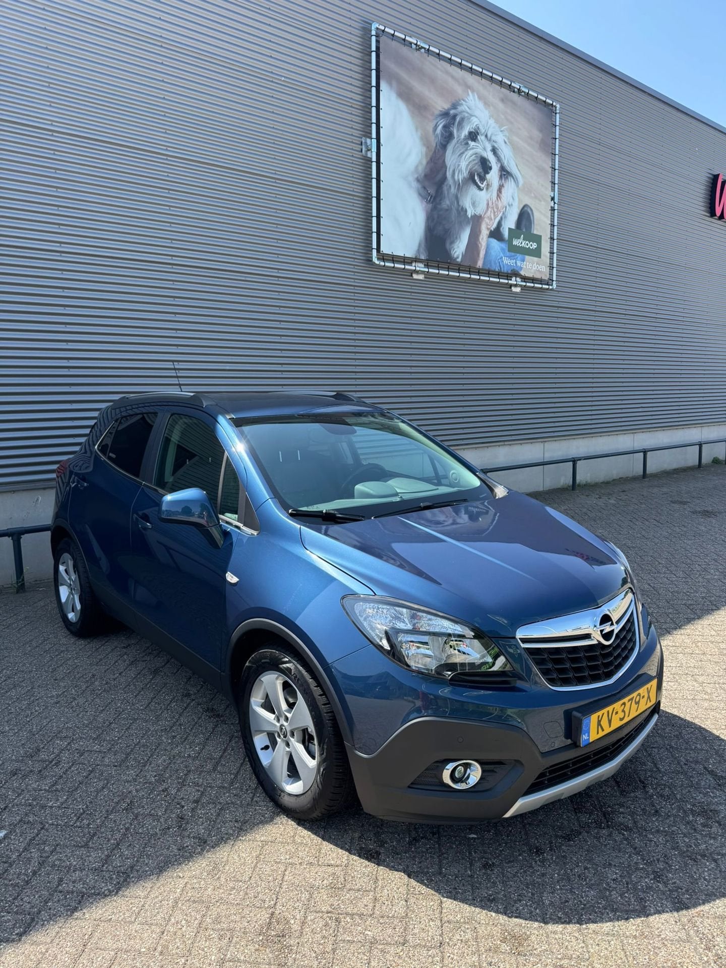 Opel Mokka / Apk / Full option / Nieuwstaat / Trekhaak, Voorwielaandrijving, Gebruikt, 4 cilinders, Blauw