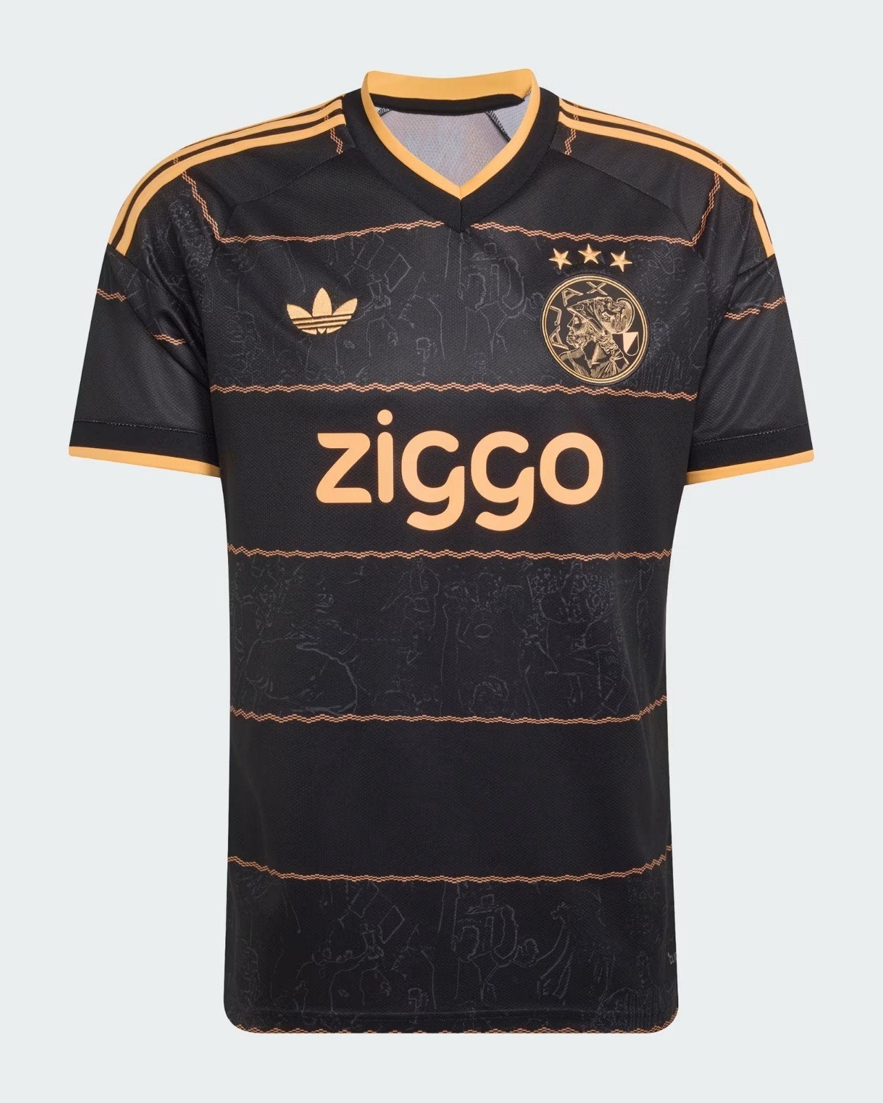 Ajax Uitshirt (Maat op aanvraag), Zwart, Nieuw, Overige maten, Ophalen of Verzenden
