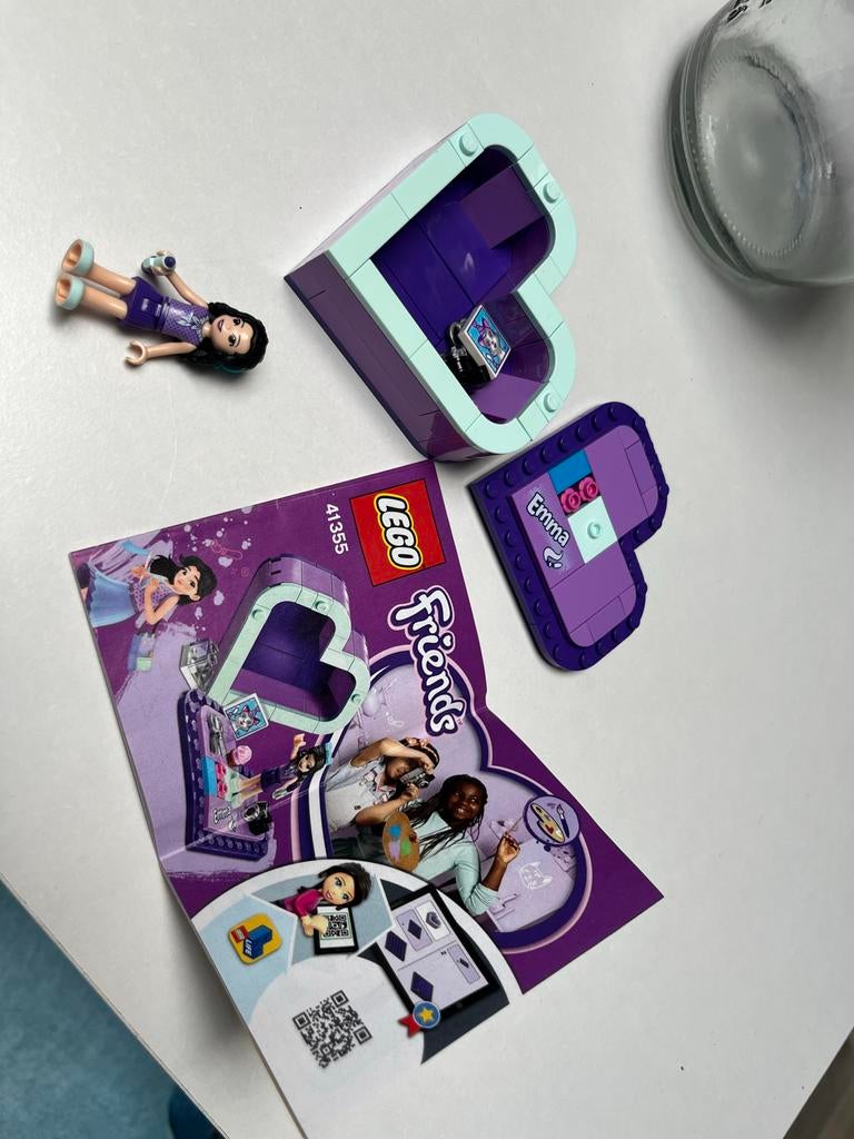 Lego Friends 41355 Emma's Hartvormig Doosje, Gebruikt, Lego, Friends, Ophalen of Verzenden