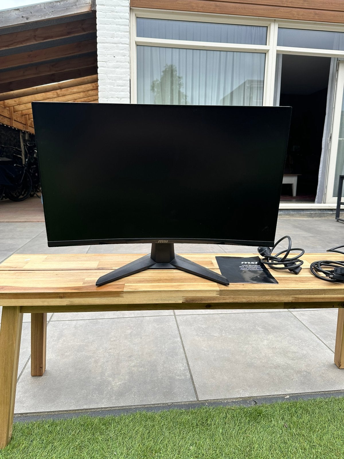 MSI curved gaming monitor, Computers en Software, Monitoren, Zo goed als nieuw, 101 t/m 150 Hz, DisplayPort, Gaming, Curved, VA