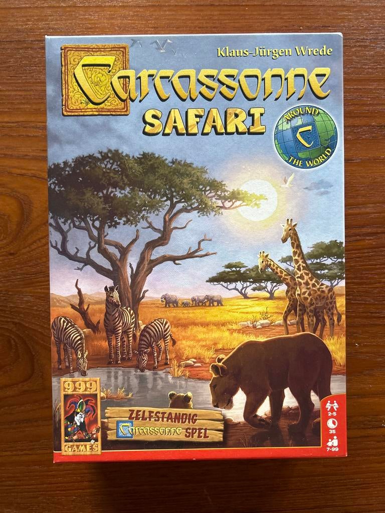 Carcassonne Safari bordspel compleet en in pertecte staat, Hobby en Vrije tijd, Gezelschapsspellen | Bordspellen, Drie of vier spelers