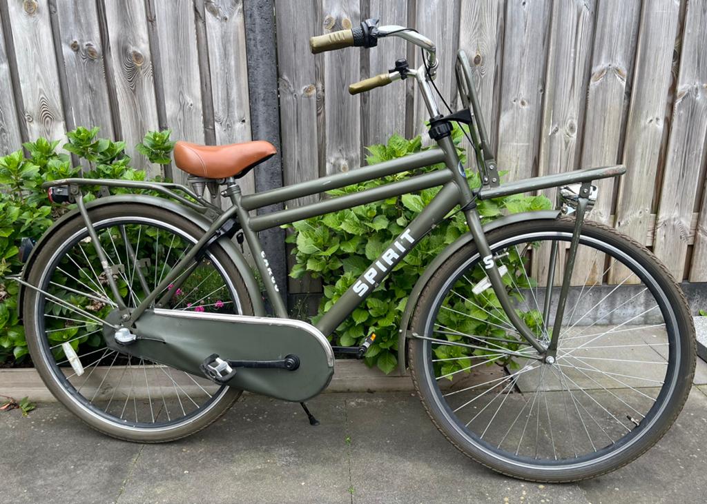 Spirit transportfiets, Fietsen en Brommers, Fietsen | Heren | Herenfietsen, Versnellingen, Zo goed als nieuw, 53 tot 57 cm, Ophalen
