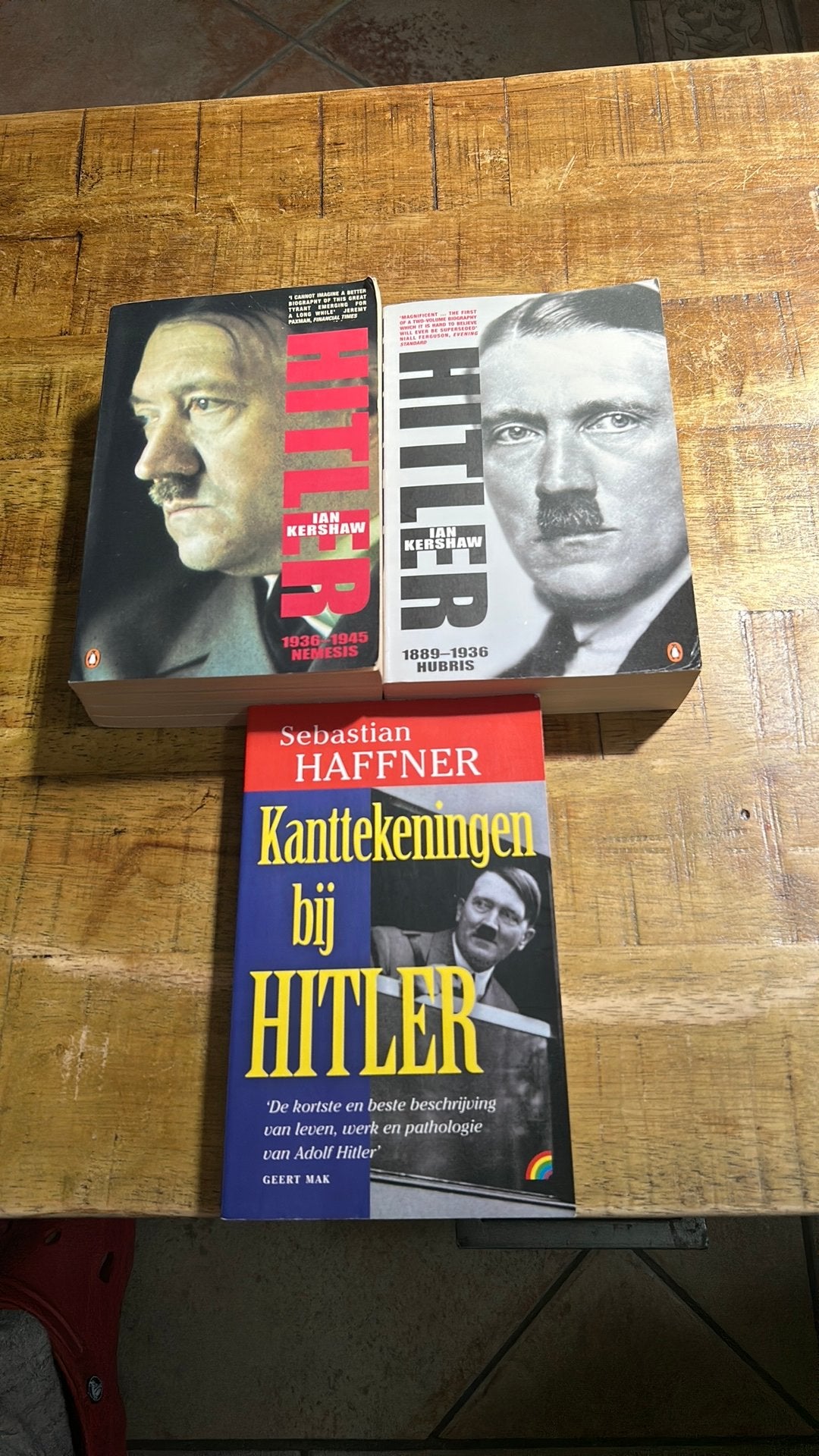 Hitler biografieën: Kershaw & Haffner (3 boeken), Ophalen of Verzenden, Tweede Wereldoorlog, Gelezen, Algemeen