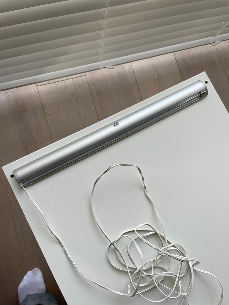 Witte kastplank PAX kast IKEA incl Norrfly lichtstrip, Ophalen of Verzenden, Zo goed als nieuw
