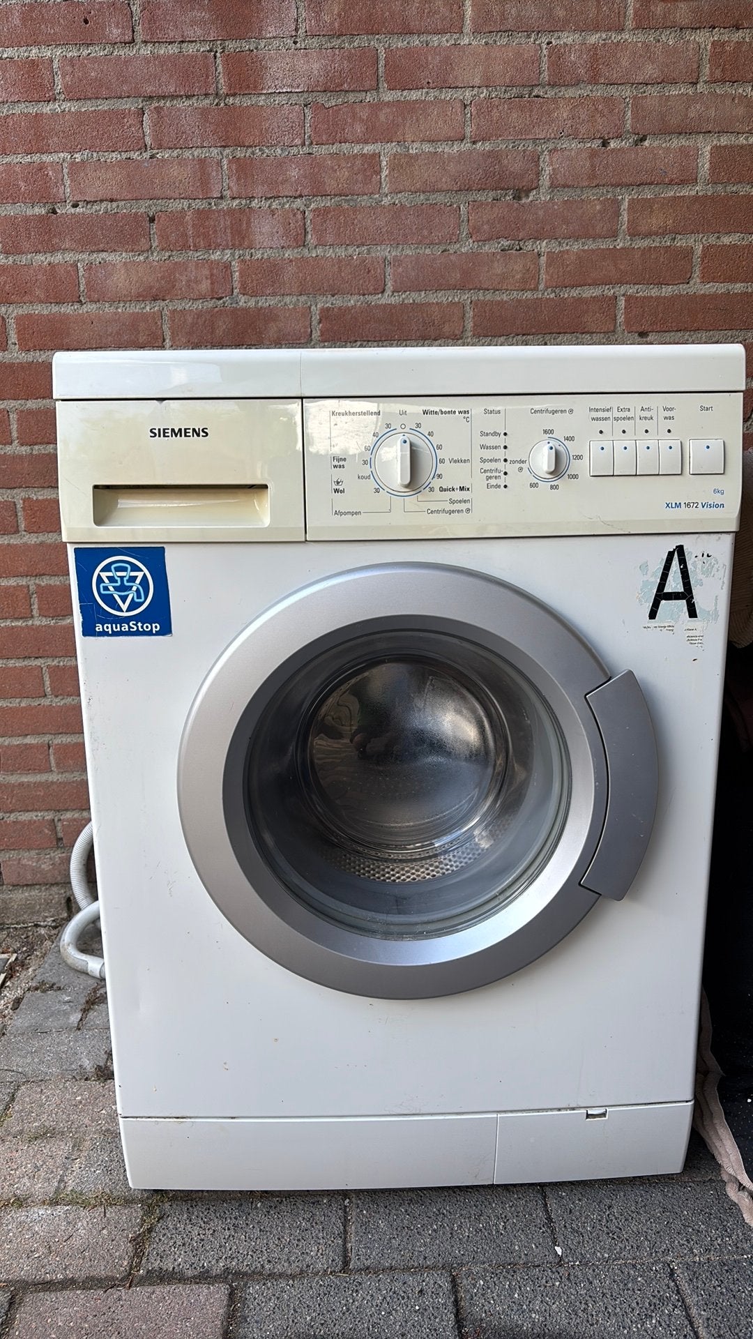 Siemens wasmachine, Witgoed en Apparatuur, Ophalen, 1200 tot 1600 toeren, Gebruikt, 4 tot 6 kg