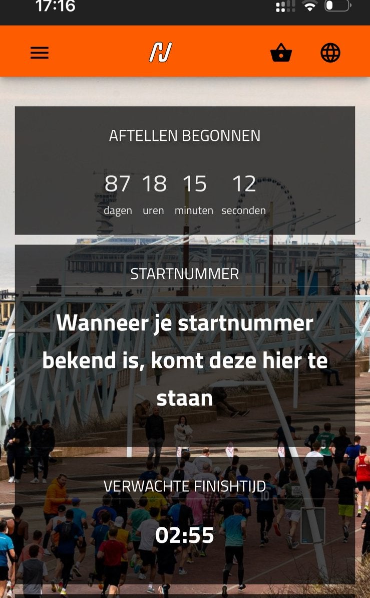 Ticket NN Marathon Den Haag, Eén persoon