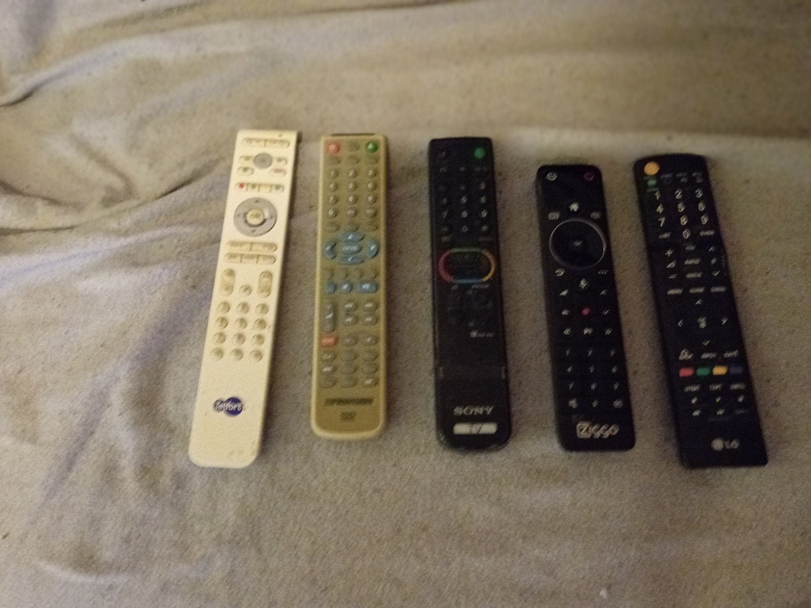DIVERSE AFSTANDSBEDIENINGEN, Audio, Tv en Foto, Afstandsbedieningen, Ophalen of Verzenden, Gebruikt, Origineel, Tv