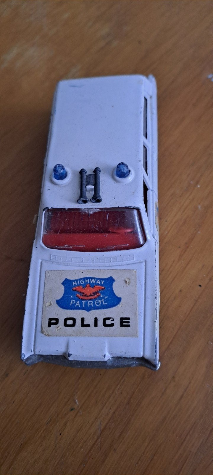 vintage politie auto, Ophalen of Verzenden, Gebruikt, Auto, Matchbox